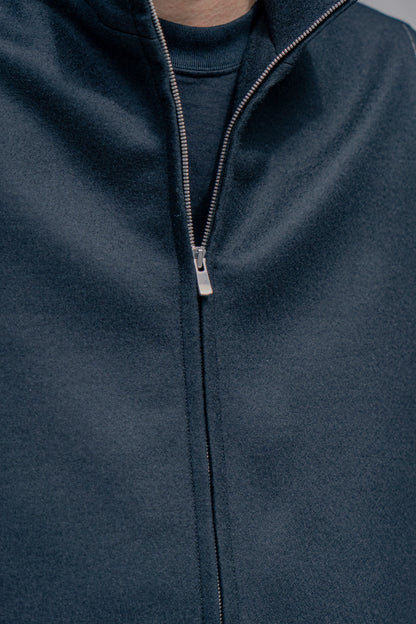 MODIFIED SLEEVE ZIP BLOUSON