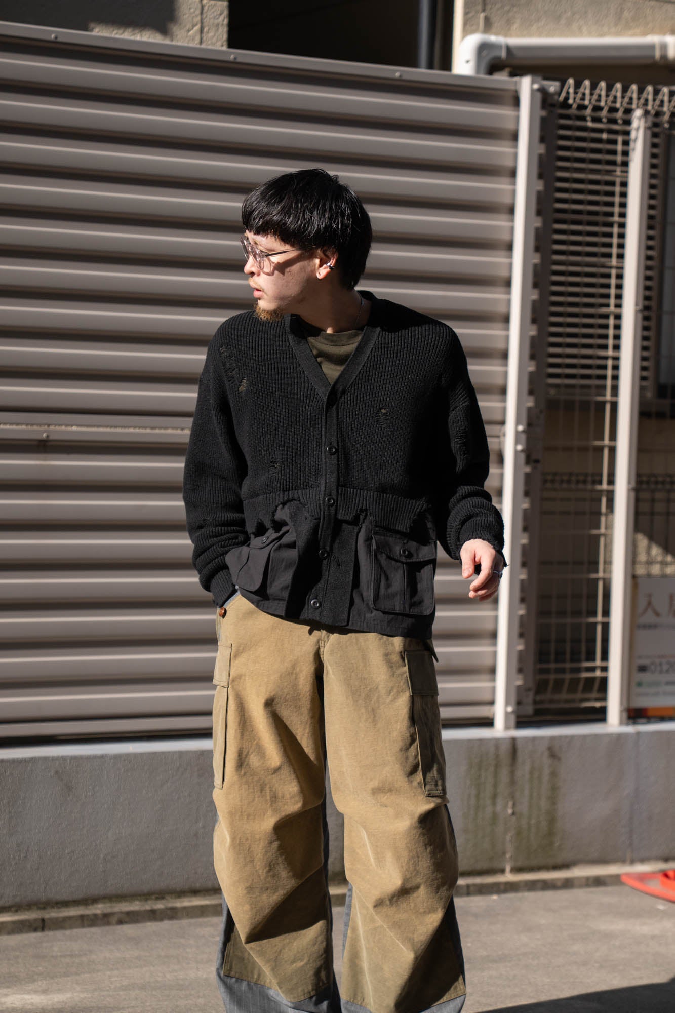 Destroyed Knit Cardigan