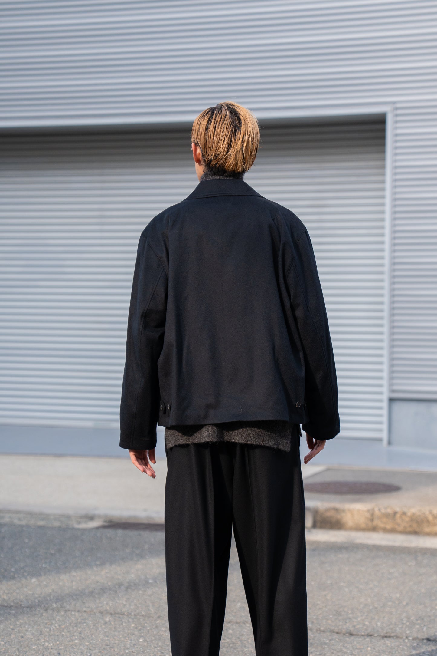 W/CA BEAVER ZIP SHORT JACKET(ST.1228)