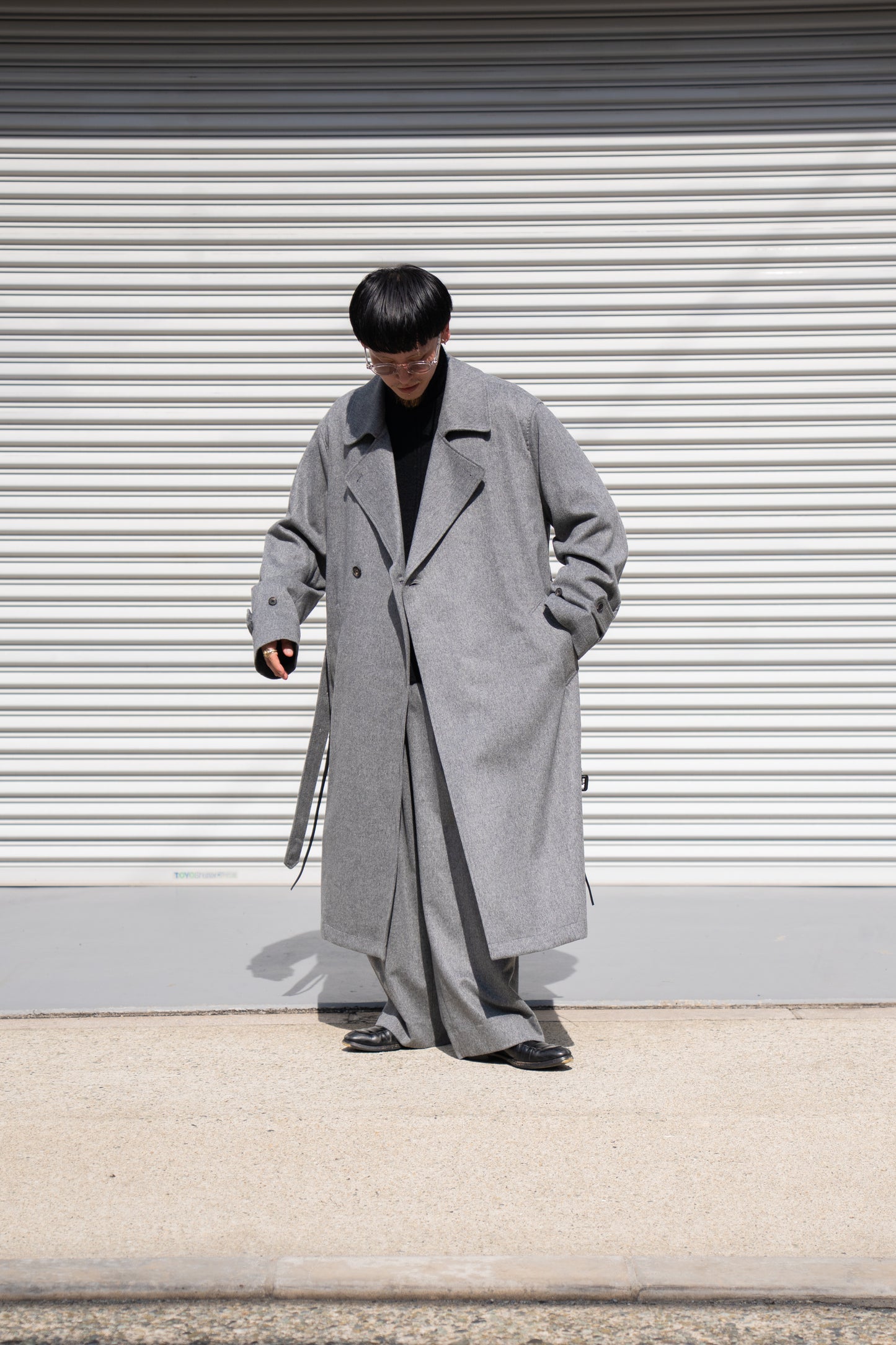 OVERSIZED DOUBLE BREASTED COAT(ST.1203)