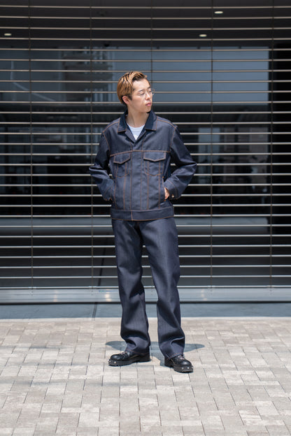 DENIM JACKET IN WOOL DENIM