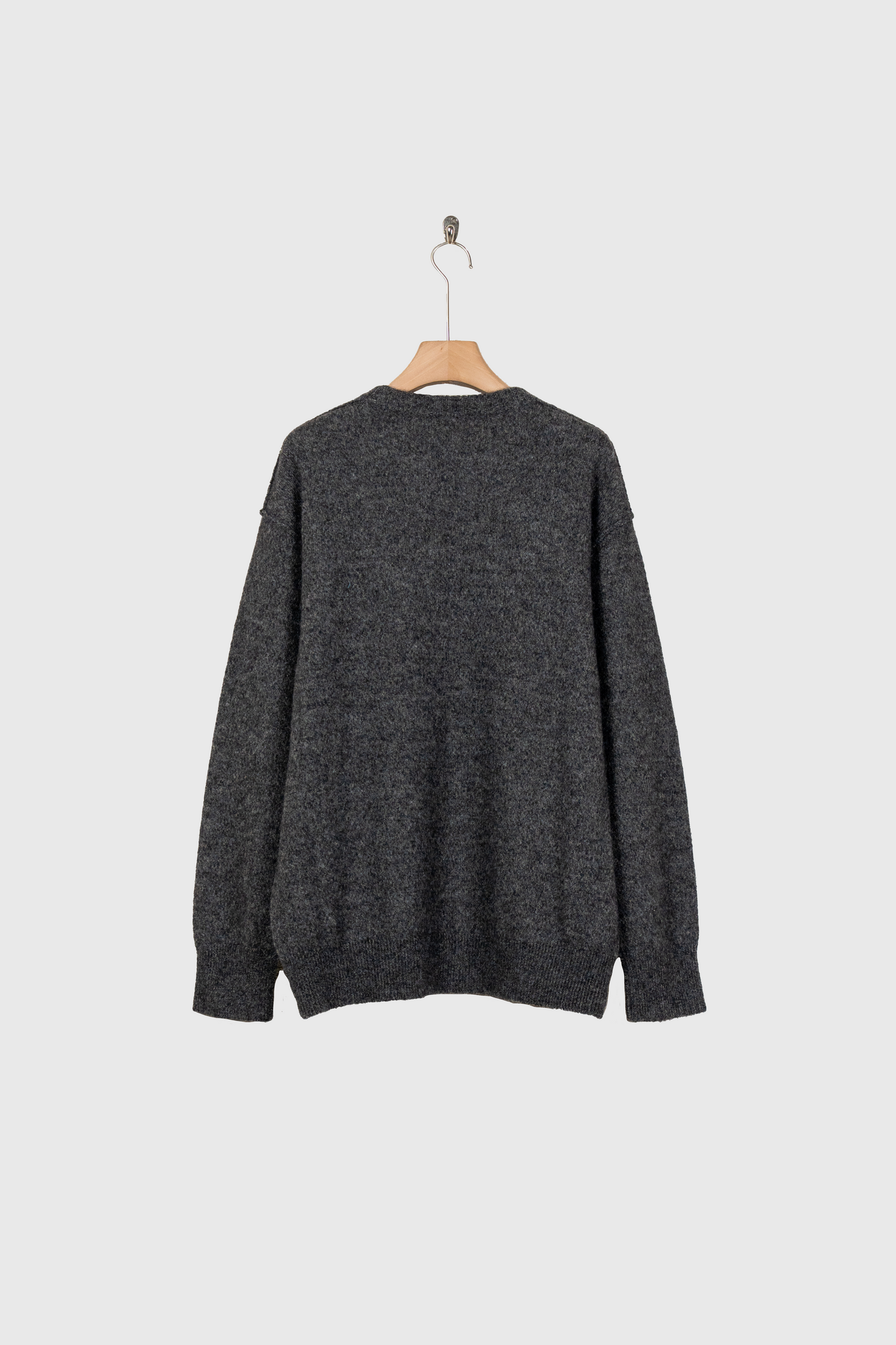 WOOL/ALPACA KNIT CREW NECK LS(ST.1294)