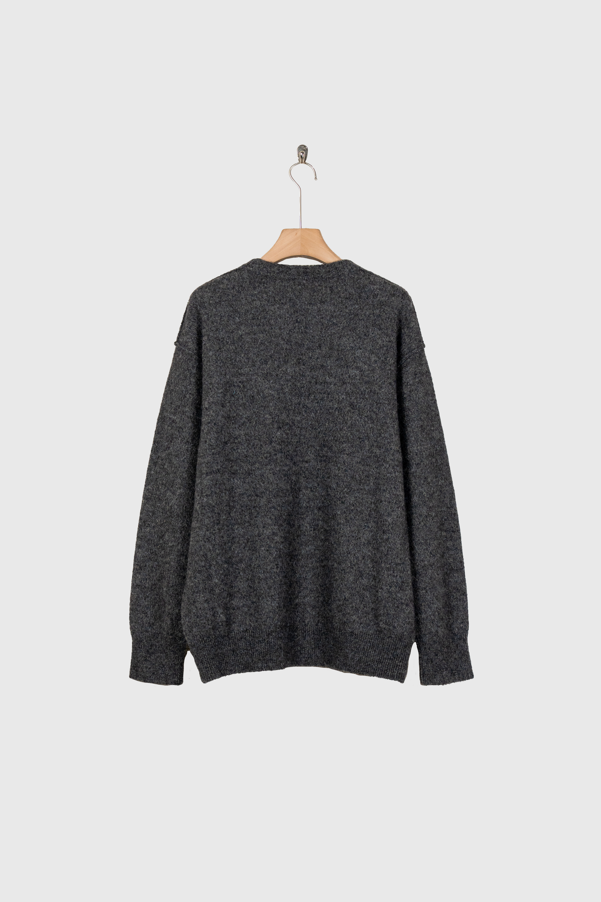 トップス ssstein 25AW WOOLALPACA MILLED KNIT CREW ssstein - 【残り一点】Wool/Alpaca Milled Knit Crew Neck LS
