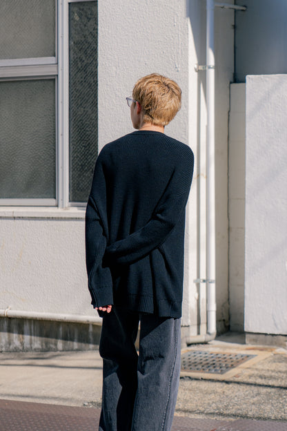 LOW GAUGE MERINO CREWNECK KNIT