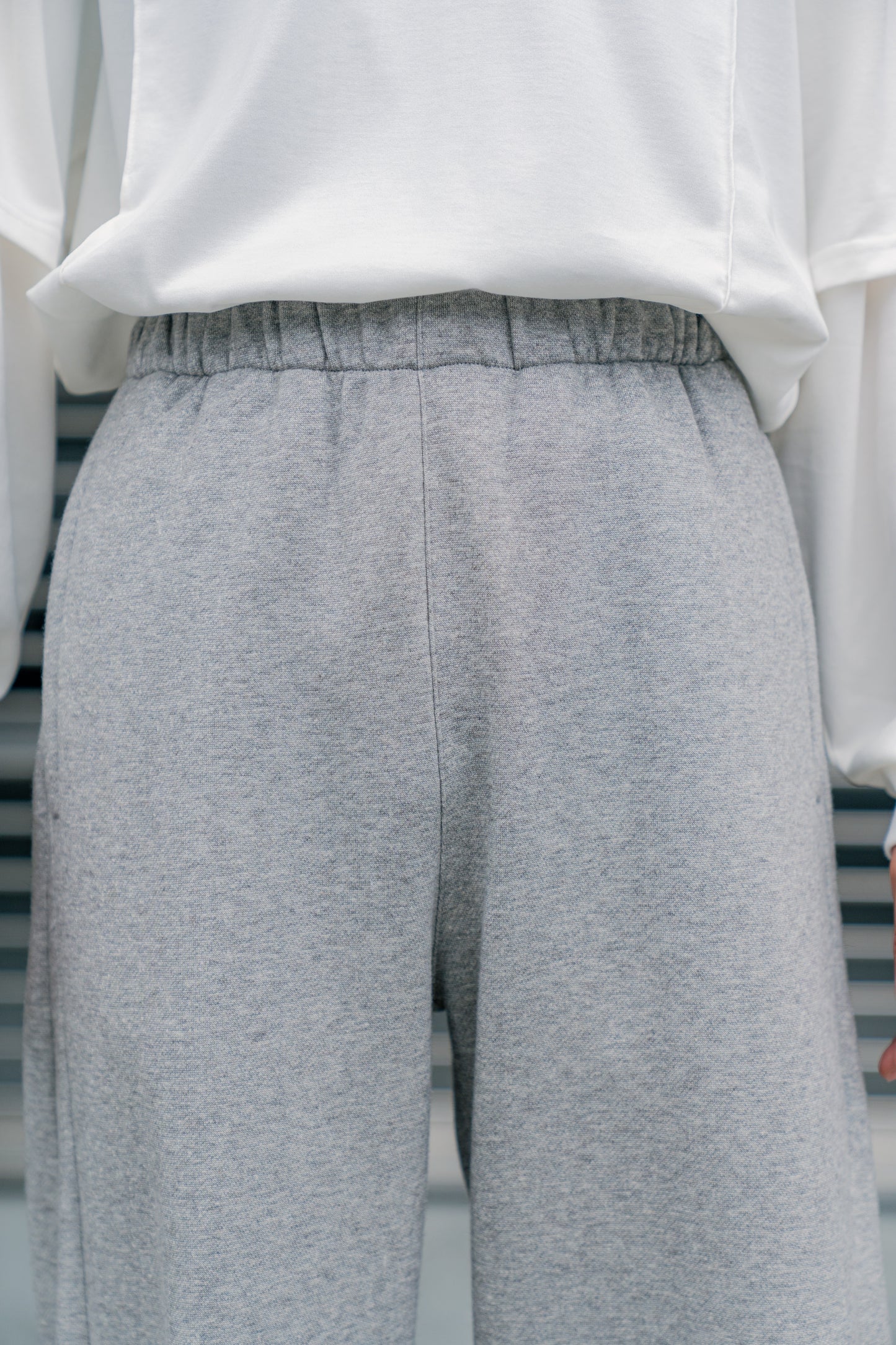 YAK/COTTON SWEAT EASY TROUSERS(ST.1288)