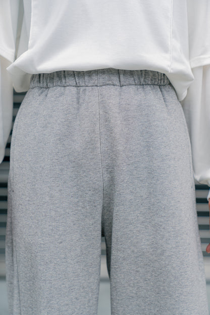 YAK/COTTON SWEAT EASY TROUSERS(ST.1288)