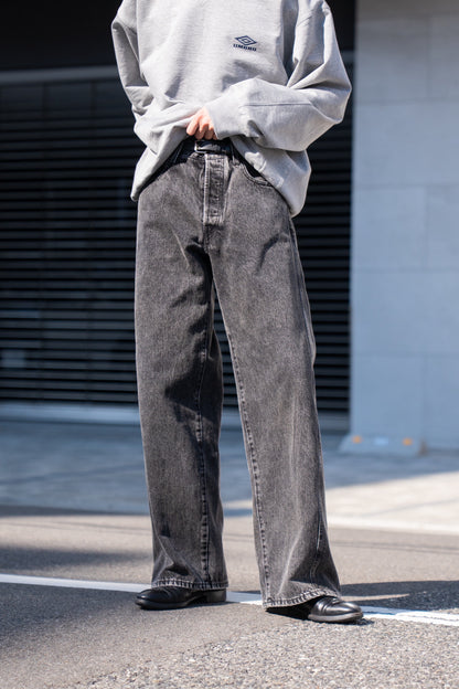 DEFORMATION WIDE DENIN JEANS(ST.1345)