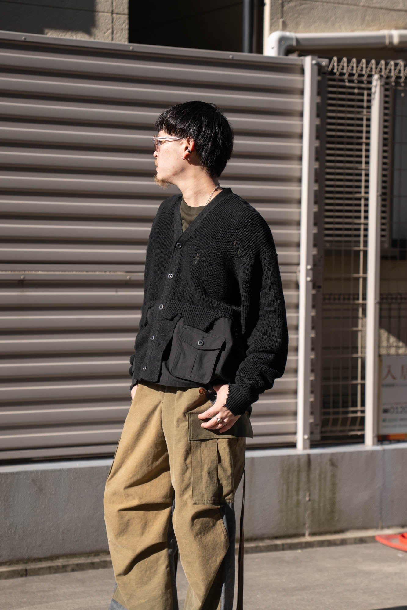 Destroyed Knit Cardigan