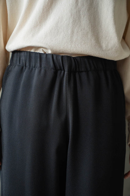 Drawstring Trouser in Rayon Tricotine