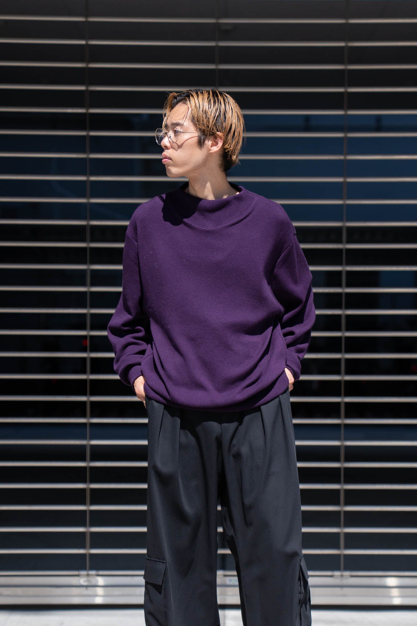 CASHMERE SKIING SWEAT KNITSHIRT