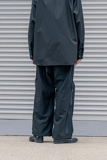 Wo/Ny poplin parachute pants