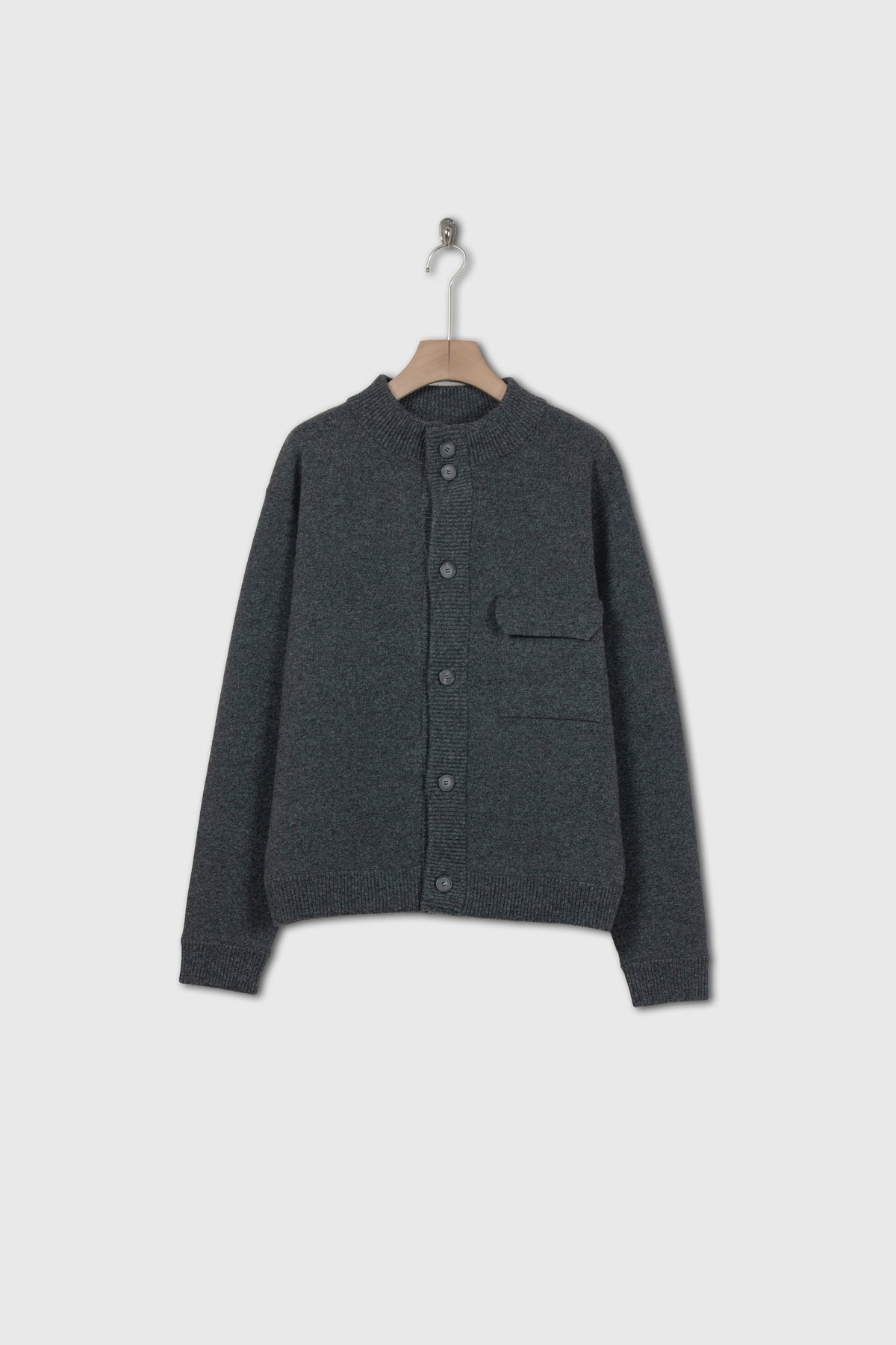 CREW NECK CARDIGAN