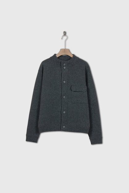 CREW NECK CARDIGAN