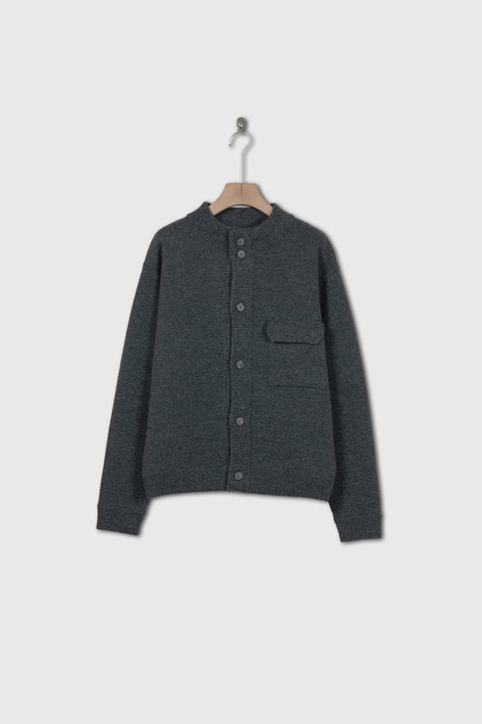 CREW NECK CARDIGAN