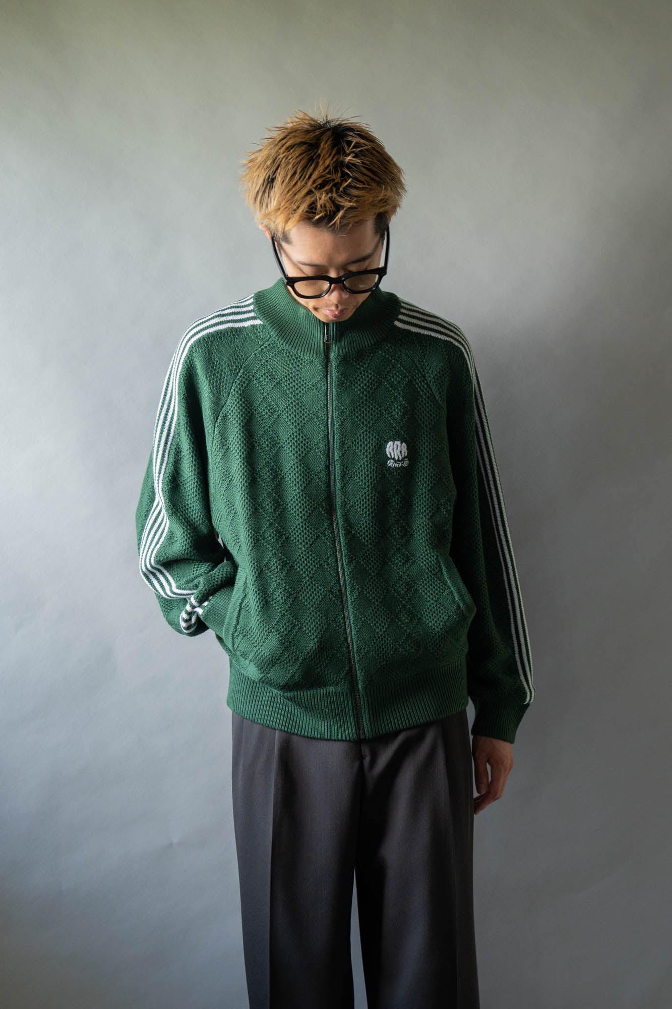 KNITTED TRAINING JACKET