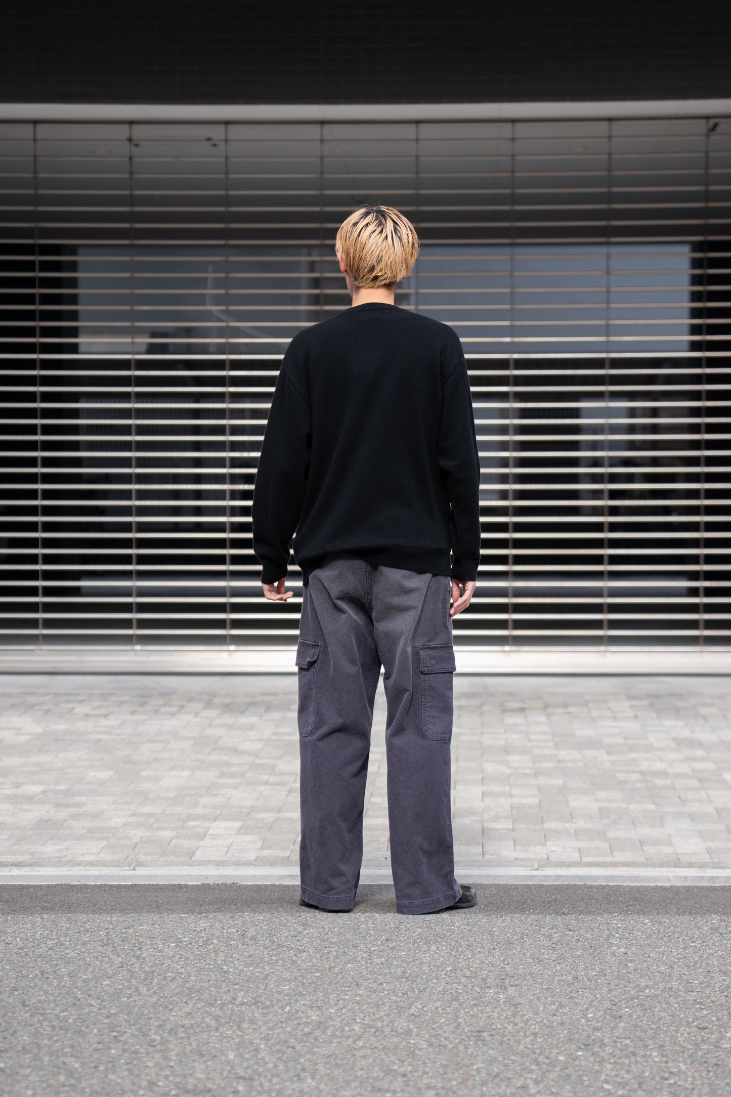 RIGID CASHMERE GARMENT DYED SWEATER P/O