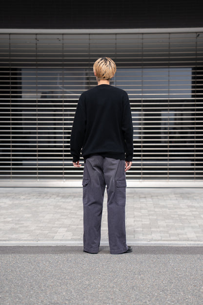 RIGID CASHMERE GARMENT DYED SWEATER P/O