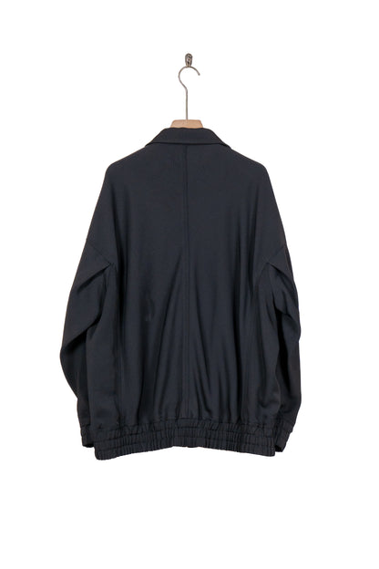 ZIP-UP BLOUSON IN RAYON TRICOTINE