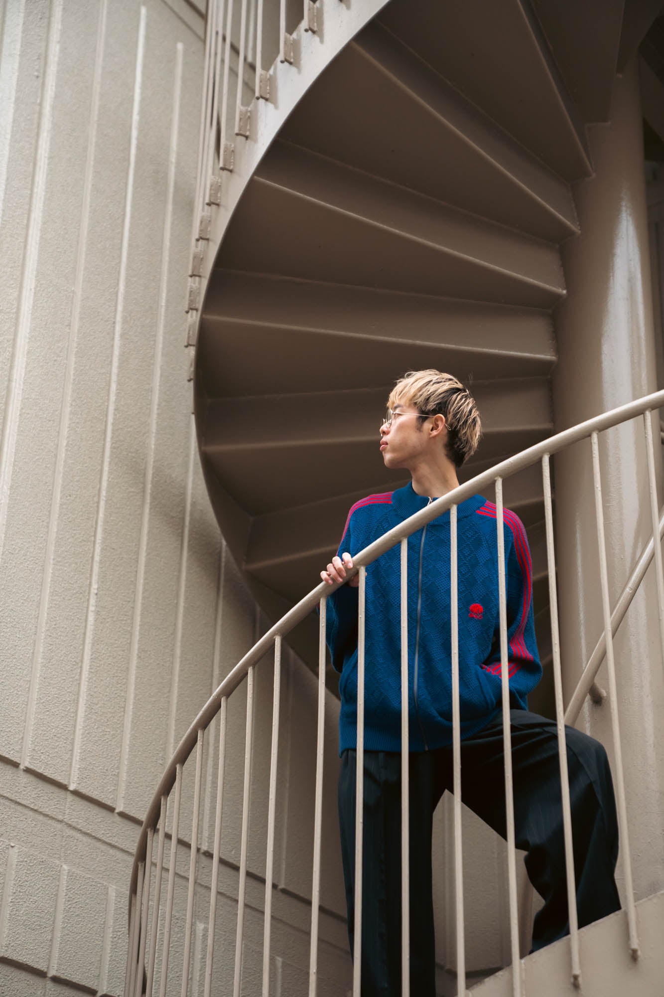 KNITTED TRAINING JACKET