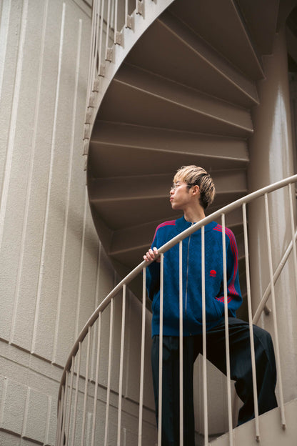 KNITTED TRAINING JACKET