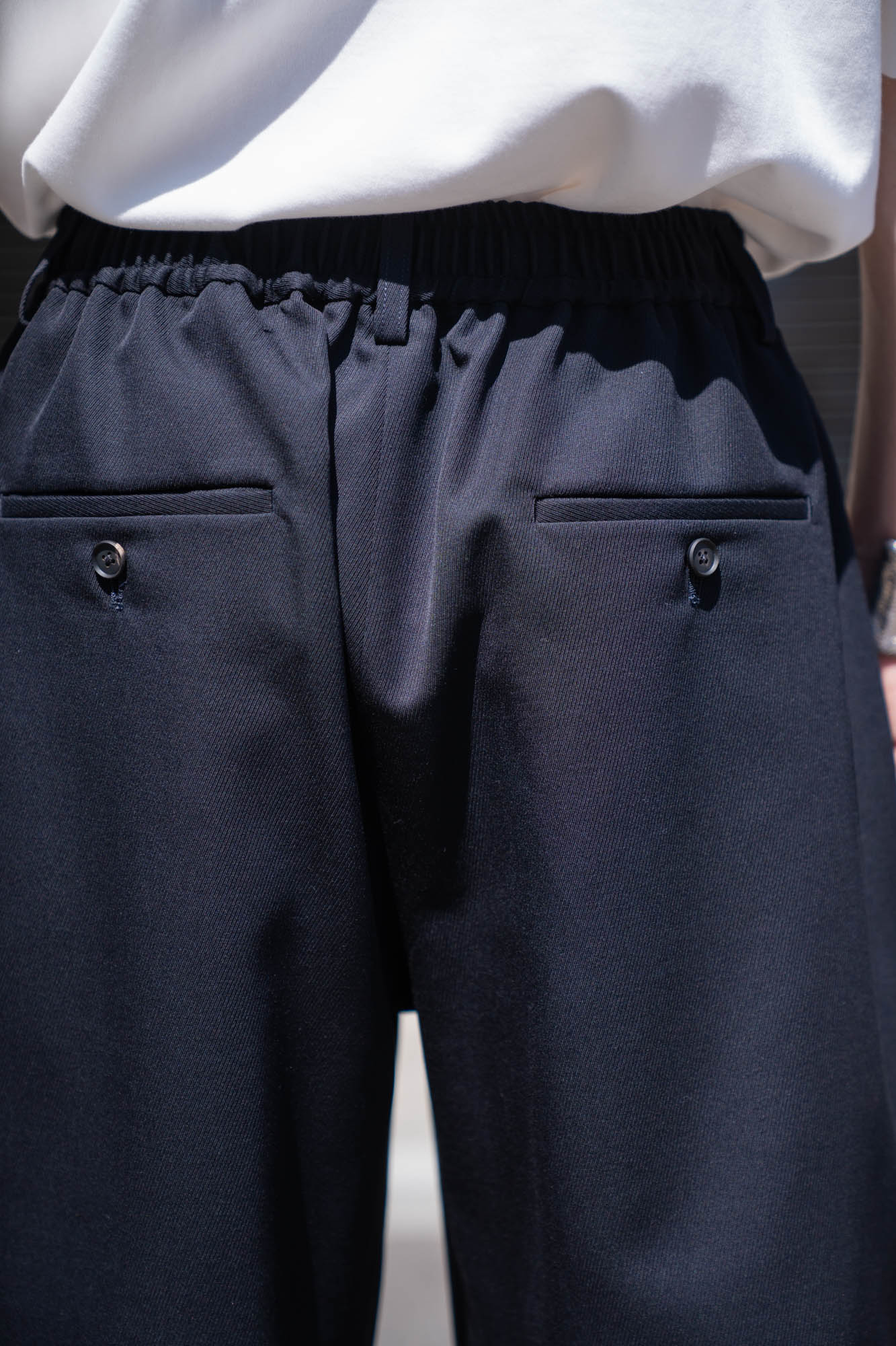 WOOL KERSEY WIDE EASY SHORT TROUSERS(ST.1436)