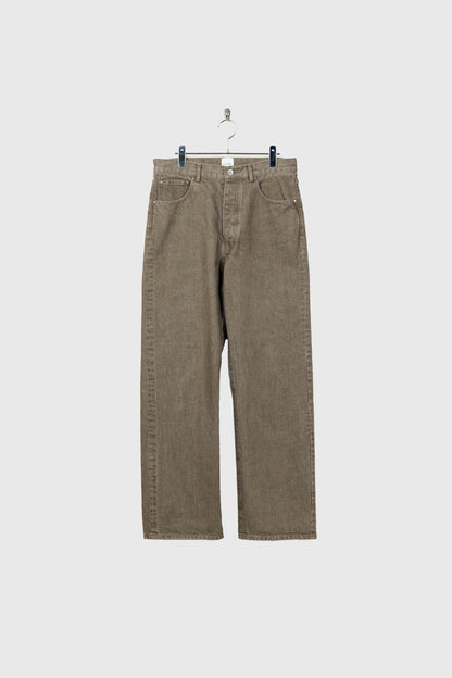 PURE STRAIGHT KHAKI DENIM