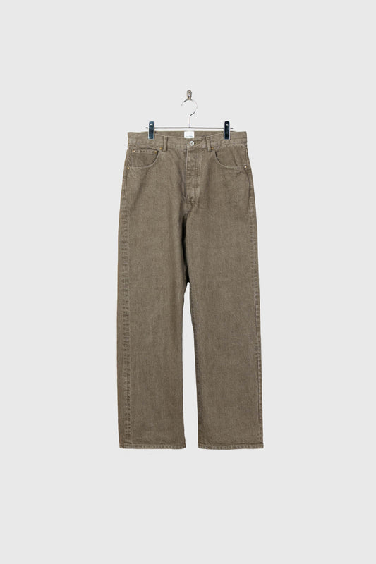 PURE STRAIGHT KHAKI DENIM
