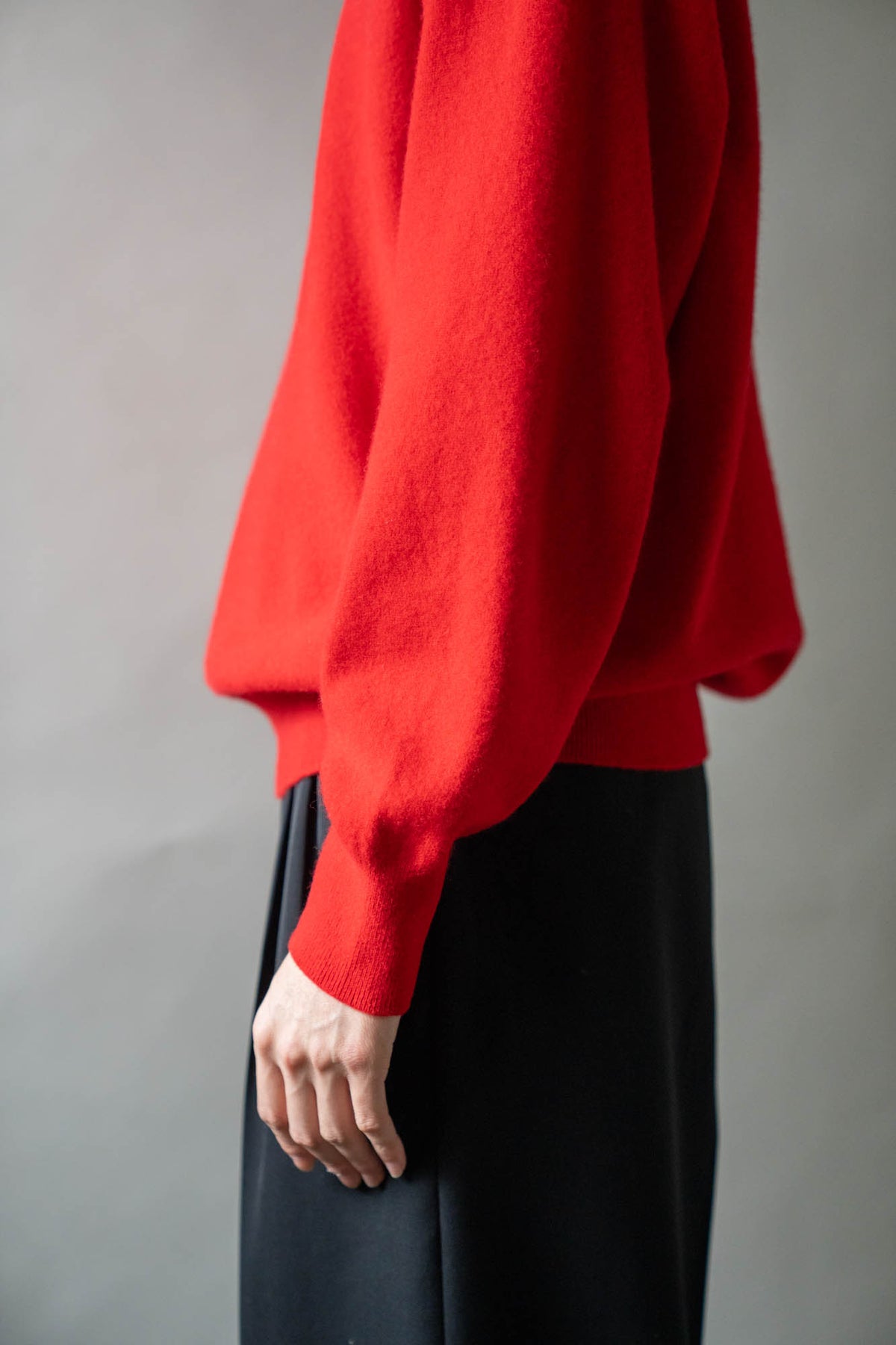 EXTRA FINE WOOL KNIT CREW NECK LS(ST.1634)