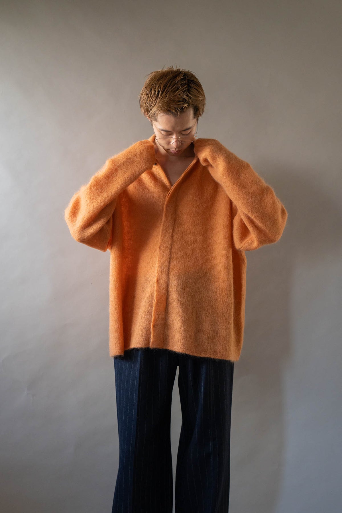 Kid Mohair Knit Shirts