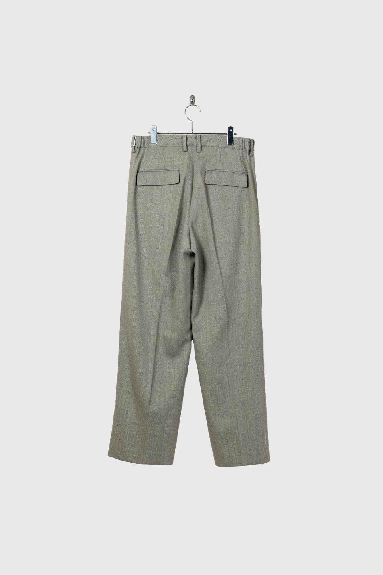 TWO-TUCKS WIDE TROUSERS