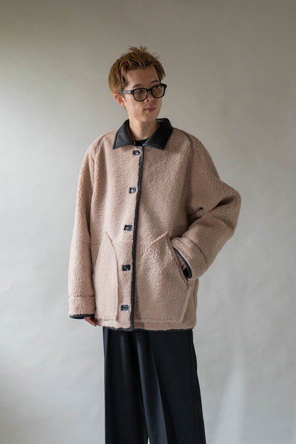 REVERSIBLE MOUTON BLOUSON