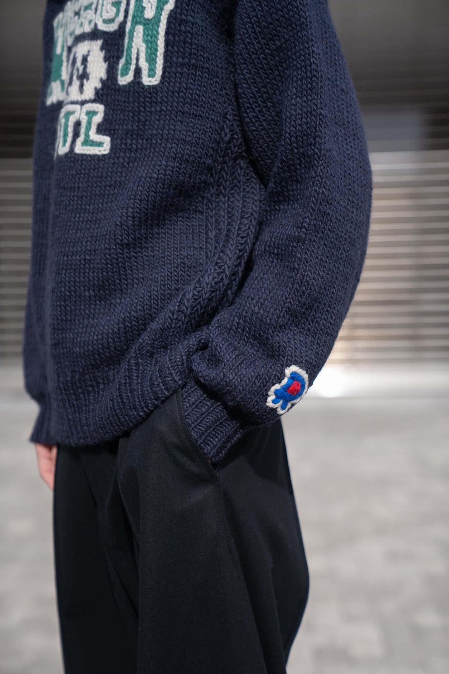 HAND KNITTING SWAETSHIRT