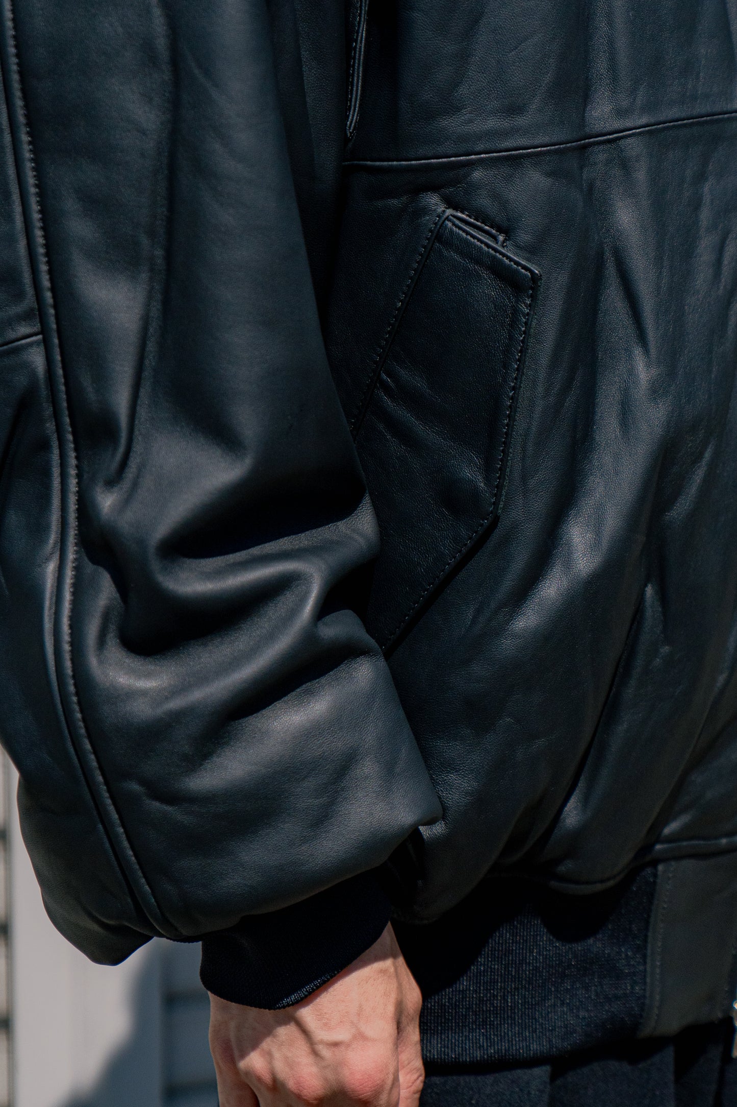 LEATHER FLIGHT JACKET