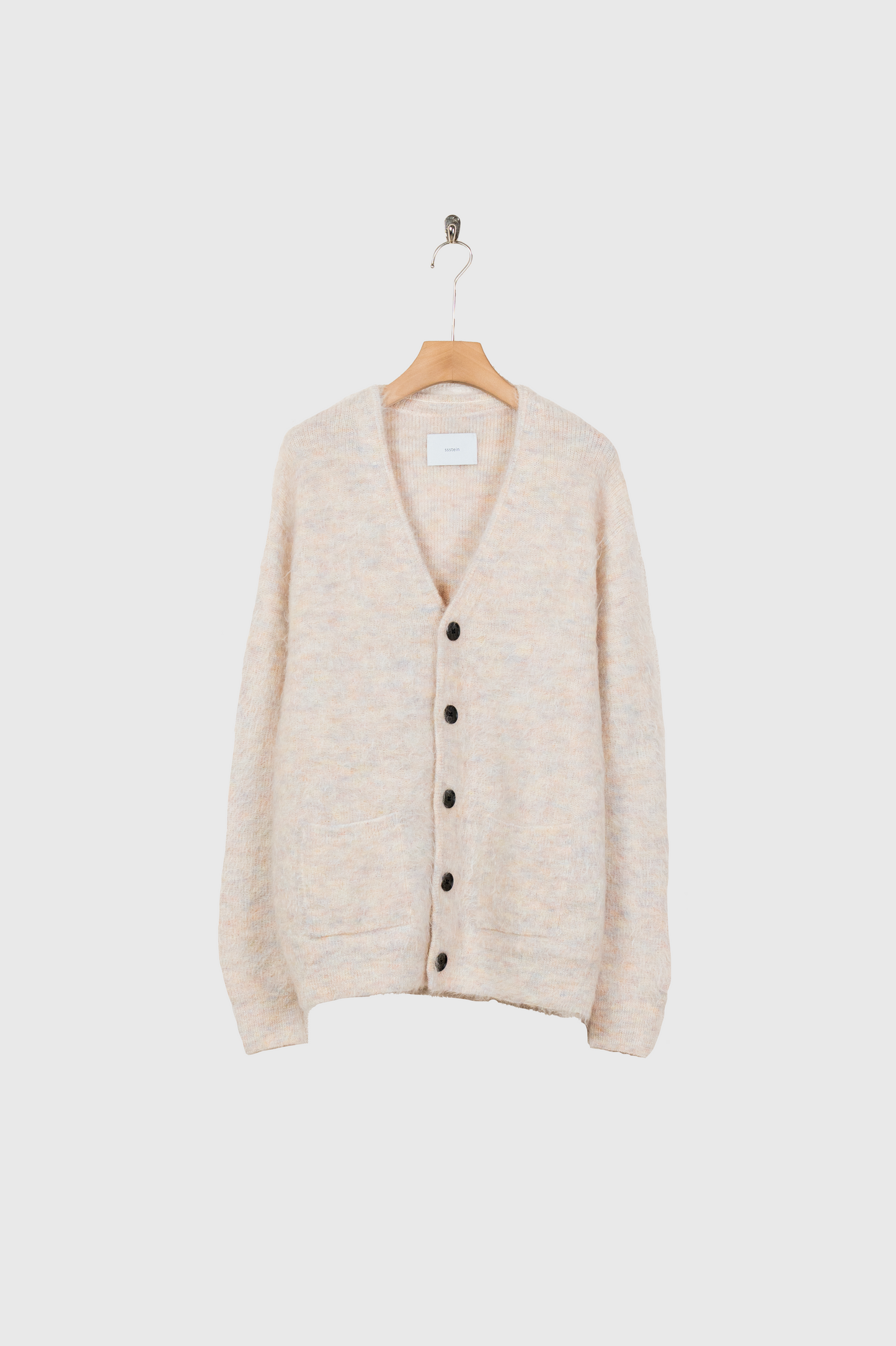 stein Kid Mohair Cardigan 22aw美品S ssstein / シュタイン】KID MOHAIR MIX JACQUARD KNIT CARDIGAN