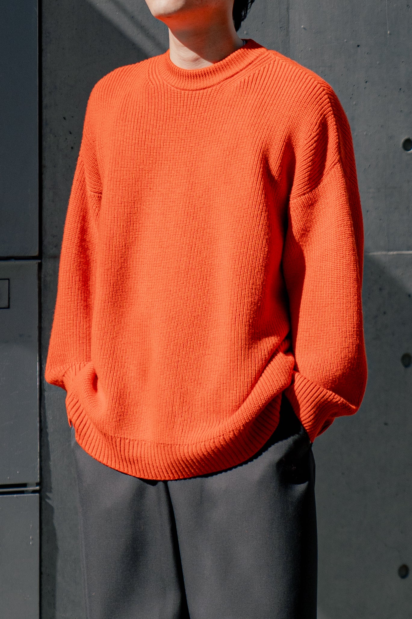 LOW GAUGE MERINO CREWNECK KNIT