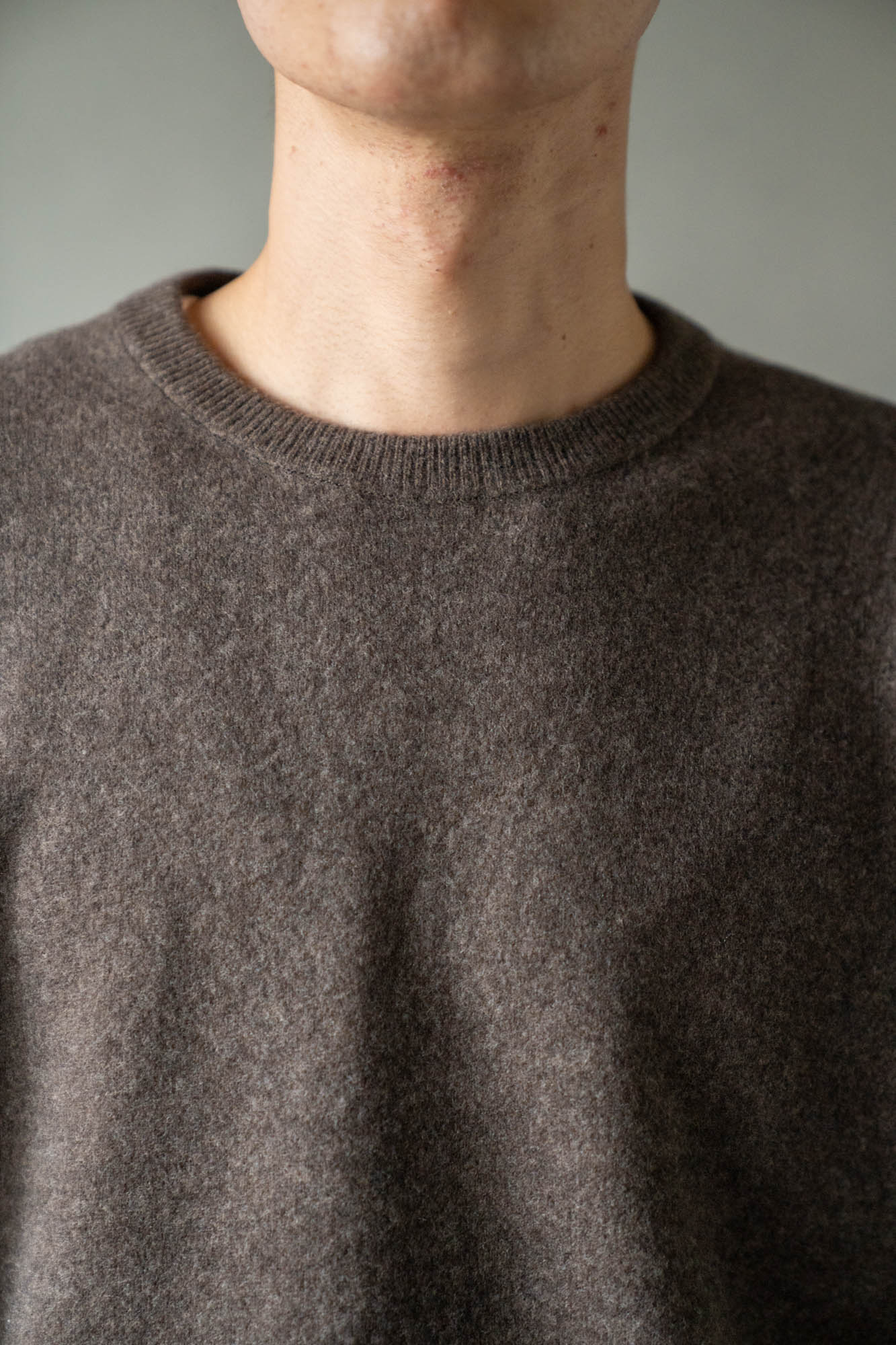 EXTRA FINE WOOL KNIT CREW NECK LS(ST.1634)