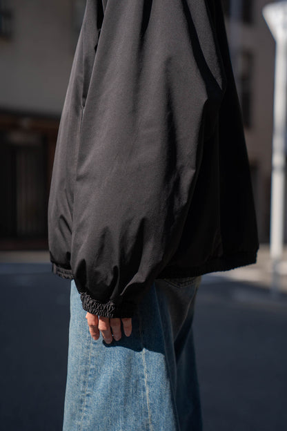 SILK-BACK STAND COLLAR ZIP JACKET(ST.1378)