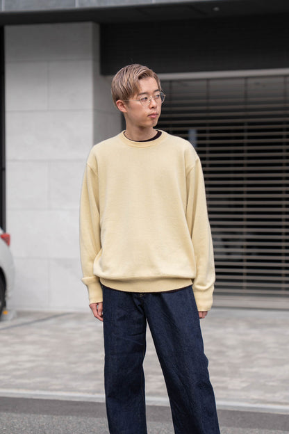 PURE CASHMERE KNIT CREW NECK LS(ST.1473)