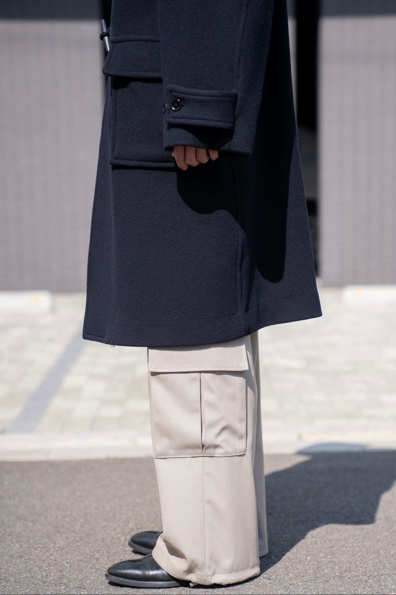 Wool Felton Duffle Coat – sign | サイン