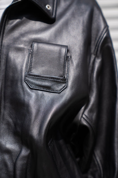 SHEEP LEATHER FLIGHT JACKET(ST.1219)