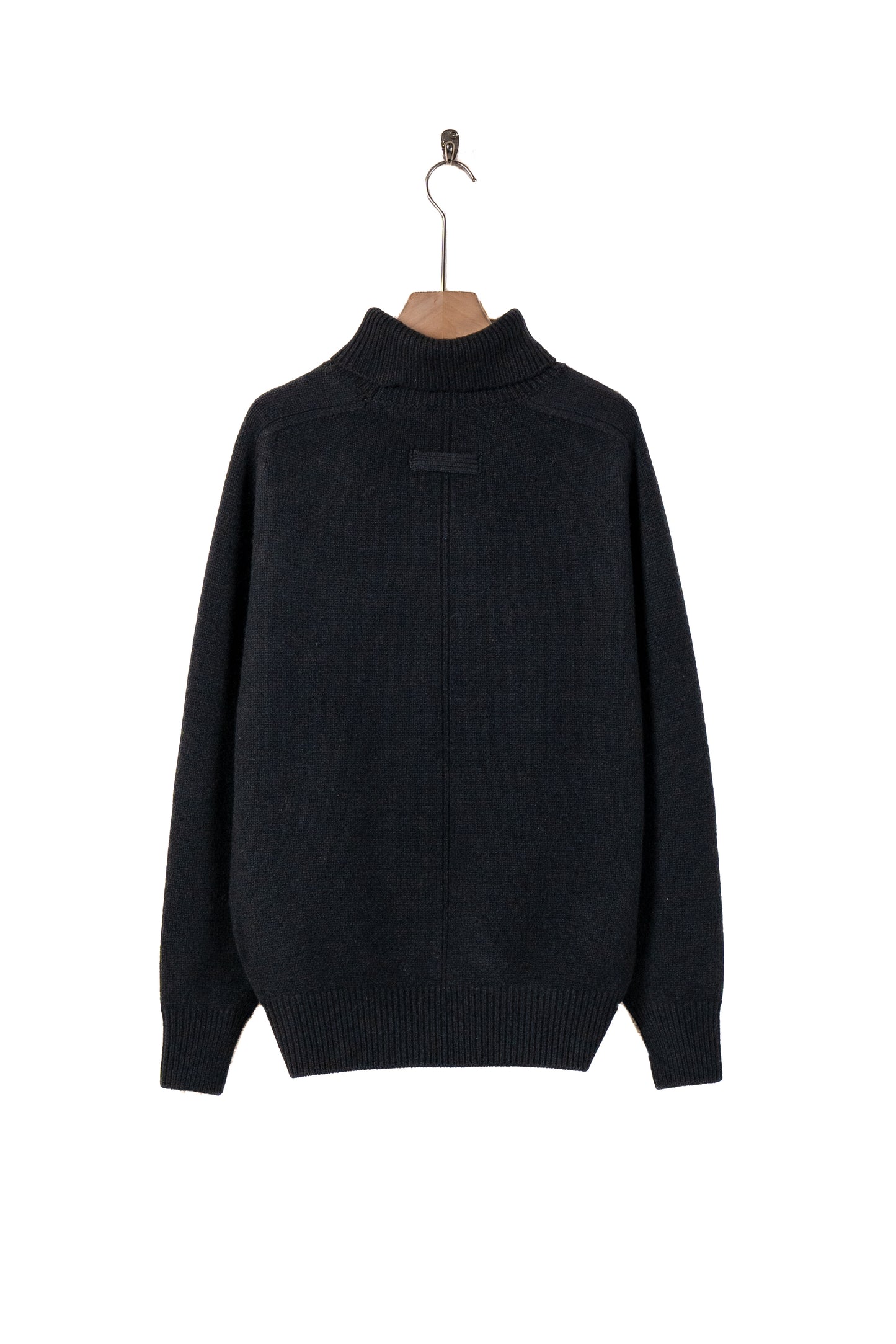 EXTRA FINE WOOL WARM KNIT TURTLE NECK LS