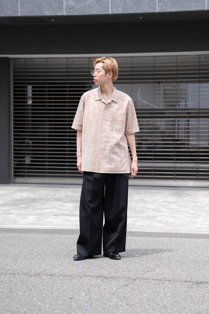 cotton ikat check shirt