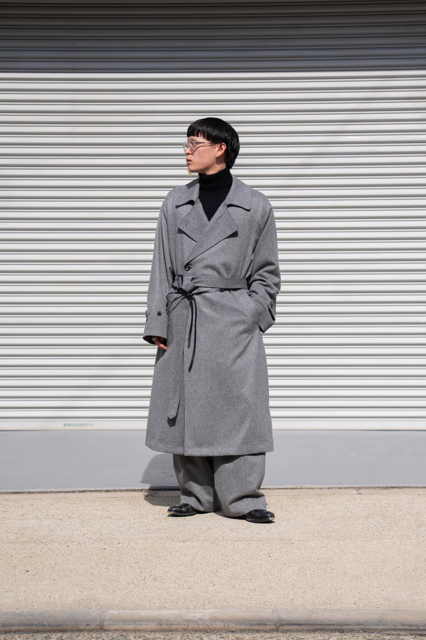 OVERSIZED DOUBLE BREASTED COAT(ST.1203)