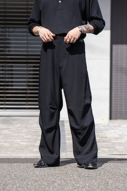 CARGO PANT IN RAYON TRICOTINE