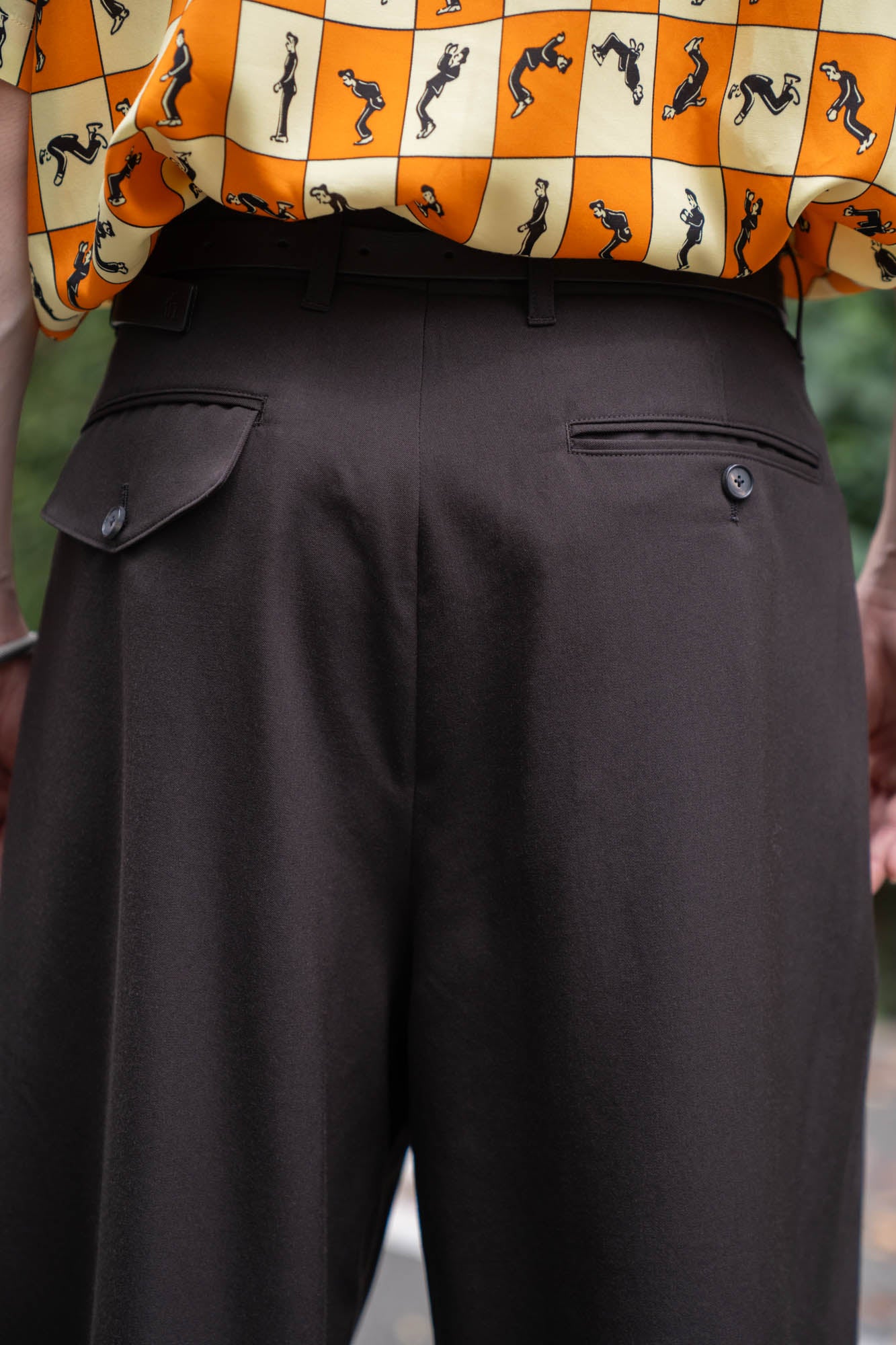 INVERTED PLEATS TROUSER