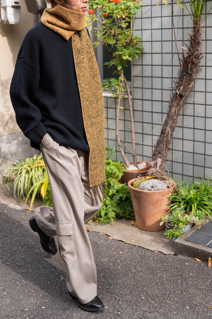 Two Colour Woolly Scarf