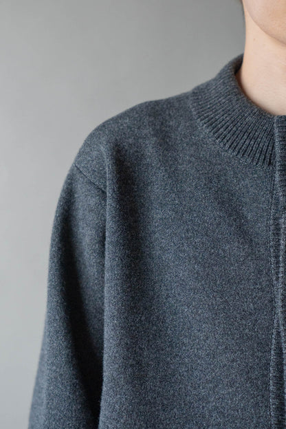 CREW NECK CARDIGAN