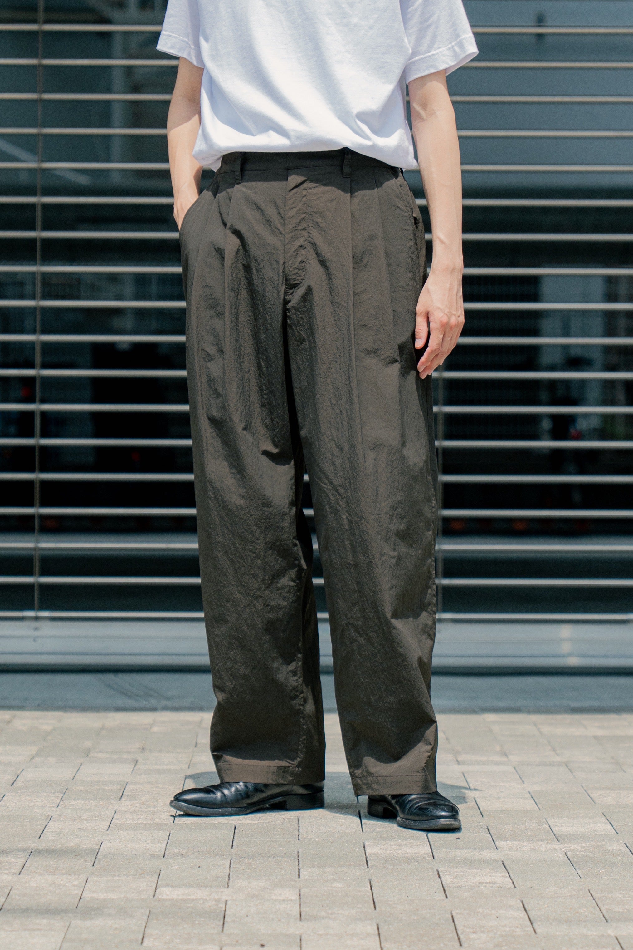 ssstein(シュタイン) 25AW - WINDPROOF NYLON WIDE EASY TROUSERS(ST