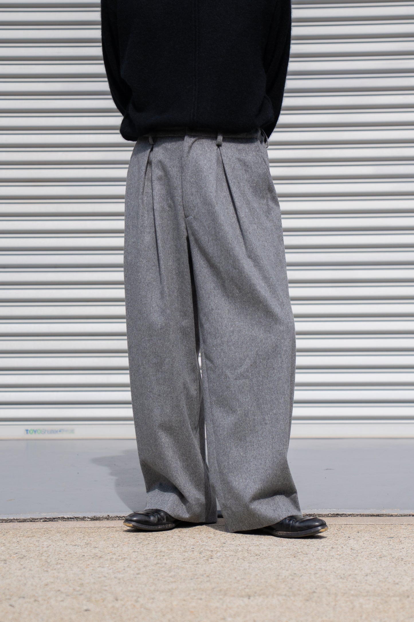 W/CA BEAVER EASY WIDE TROUSERS(ST.1265)