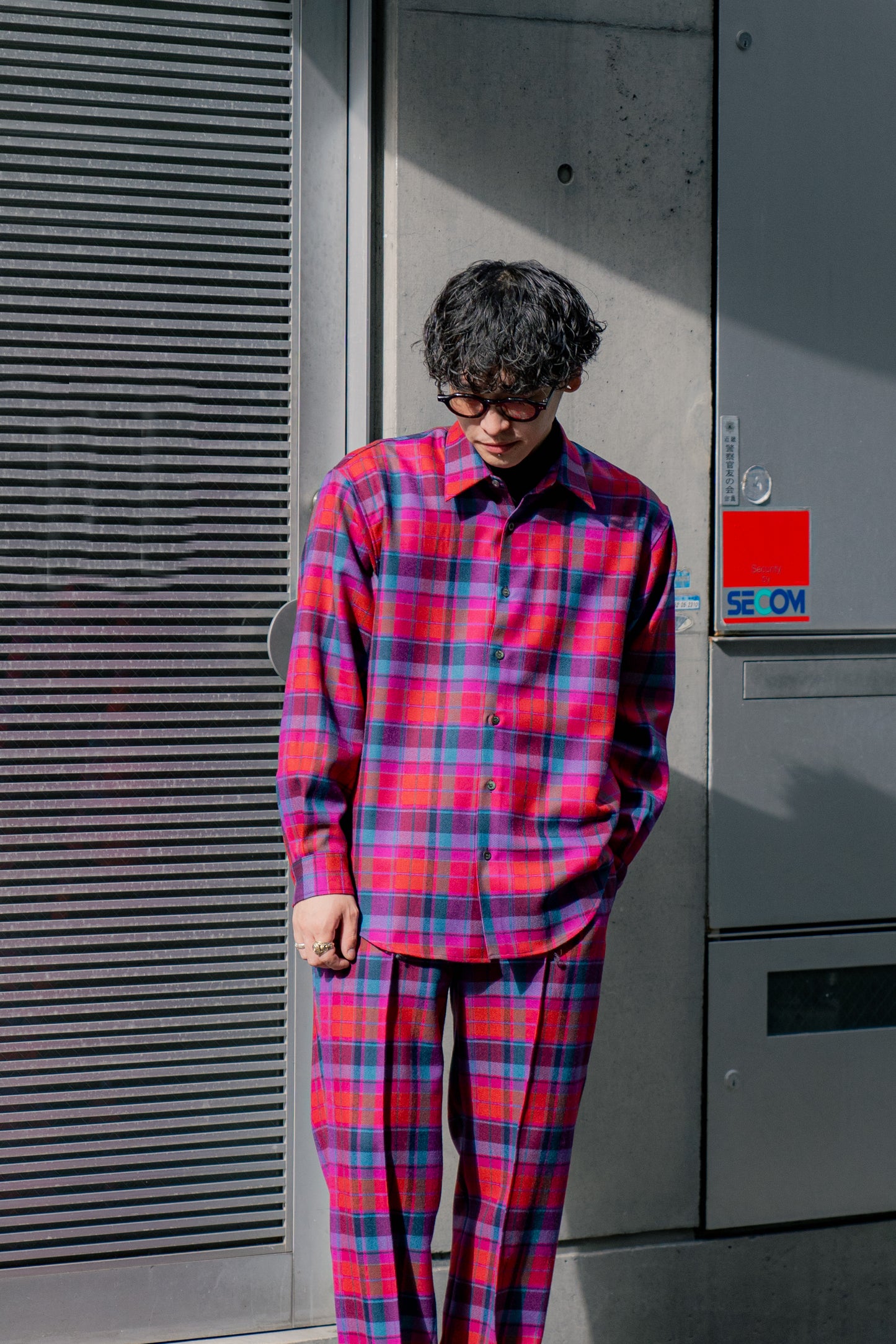 Wool Check Shirt